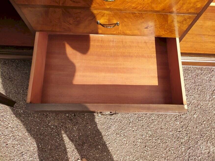 Louis XV Sideboard - Canework - Display Case - 4 Drawers - Wood