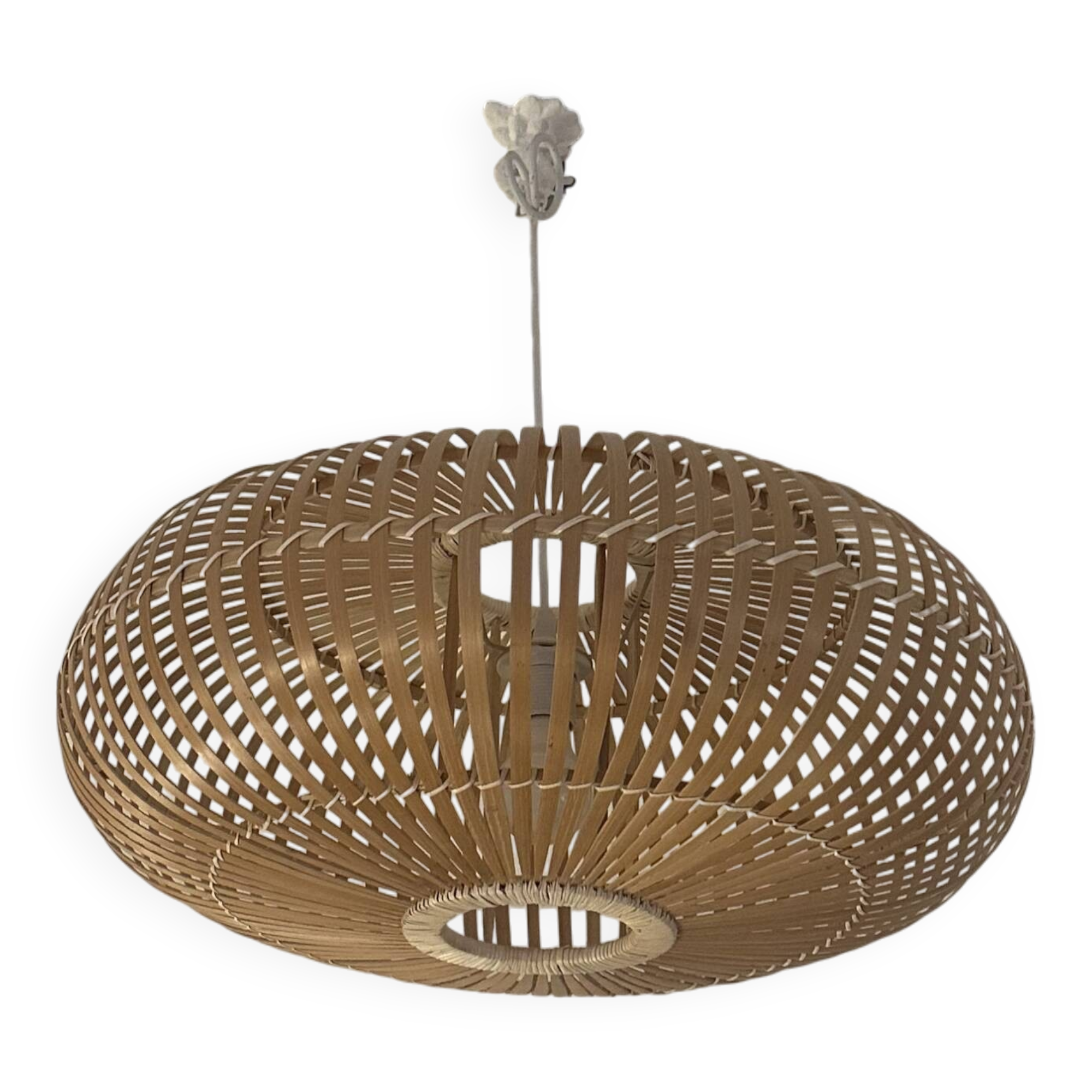 Bamboo pendant lampshade