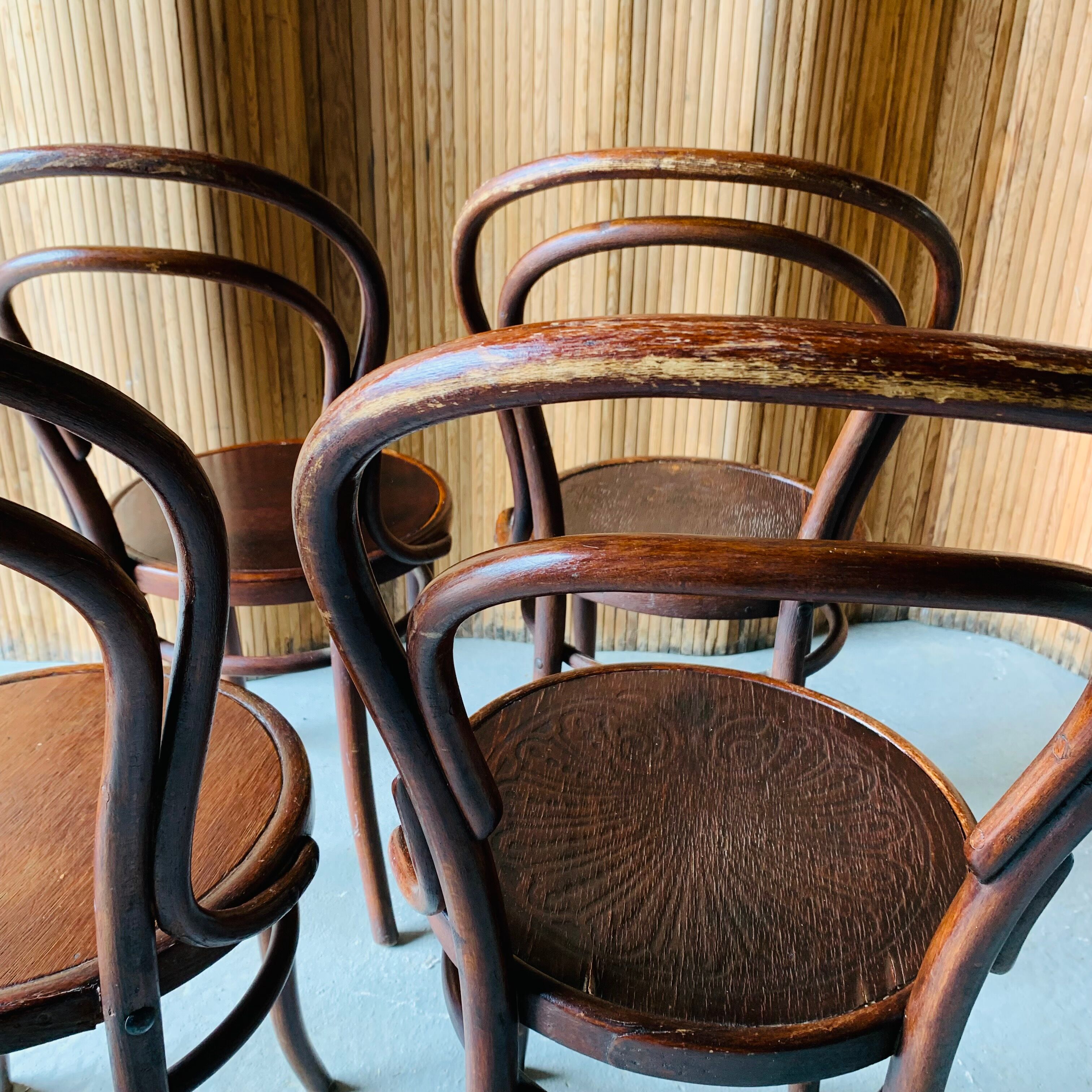 Set of 4 Thonet chairs