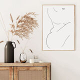 Resting woman no.4 - 30x42cm
