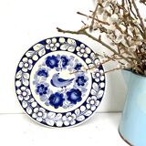 Wall plate in faience Poland Fajans