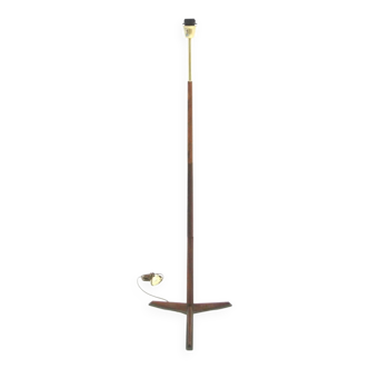 Scandinavian rosewood floor lamp, Möllers Armaturfabrik, Eskilstuna, Sweden, 1960