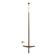 Scandinavian rosewood floor lamp, Möllers Armaturfabrik, Eskilstuna, Sweden, 1960