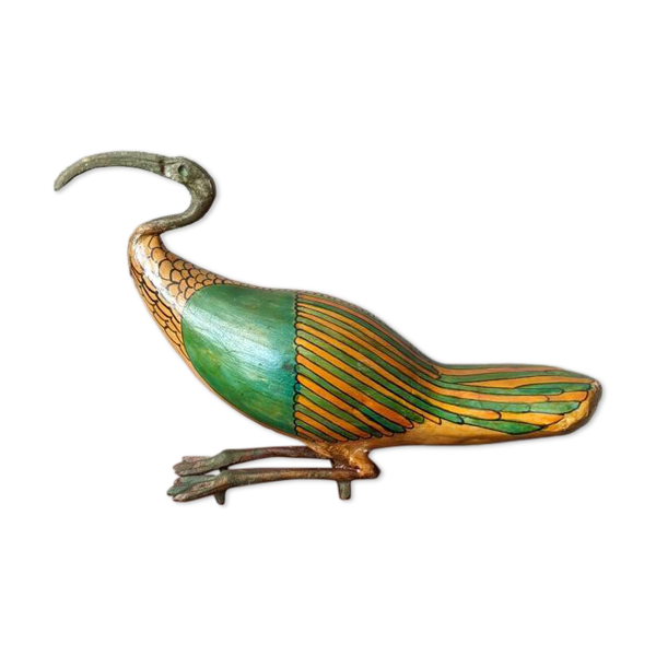 Ibis art égyptien fabrication artisanale décoration campagne sculpture — Beyit