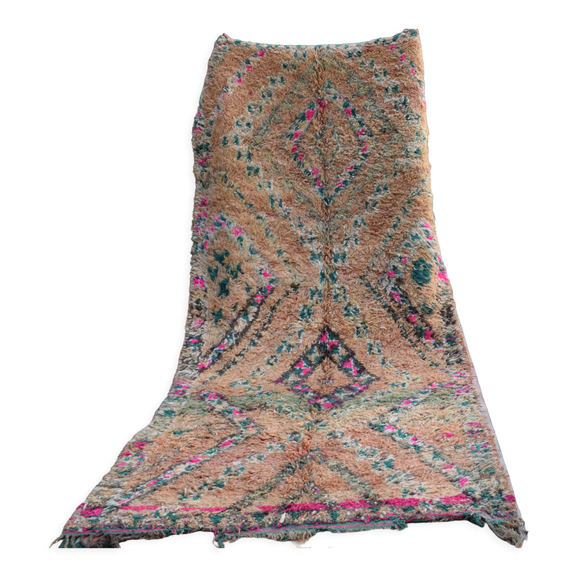 Berber rug Moroccan vintage Atlas, 325x161 cm