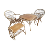 Rattan lounge