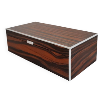 Art deco box 1930 macassar ebony