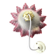 Suspension en opaline rose