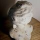 20th century plaster woman bust