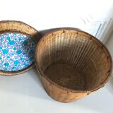 Vintage wicker basket