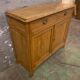 Buffet parisien vintage orme massif grand modèle