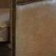 Set of 2 very comfortable light cognac-colored leather club armchairs in English style