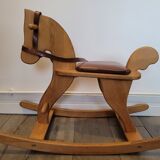 Beech rocking horse