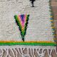 Handmade wool Berber rug 260x135 cm
