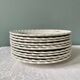 Set of 11 vintage Lunéville earthenware dessert plates