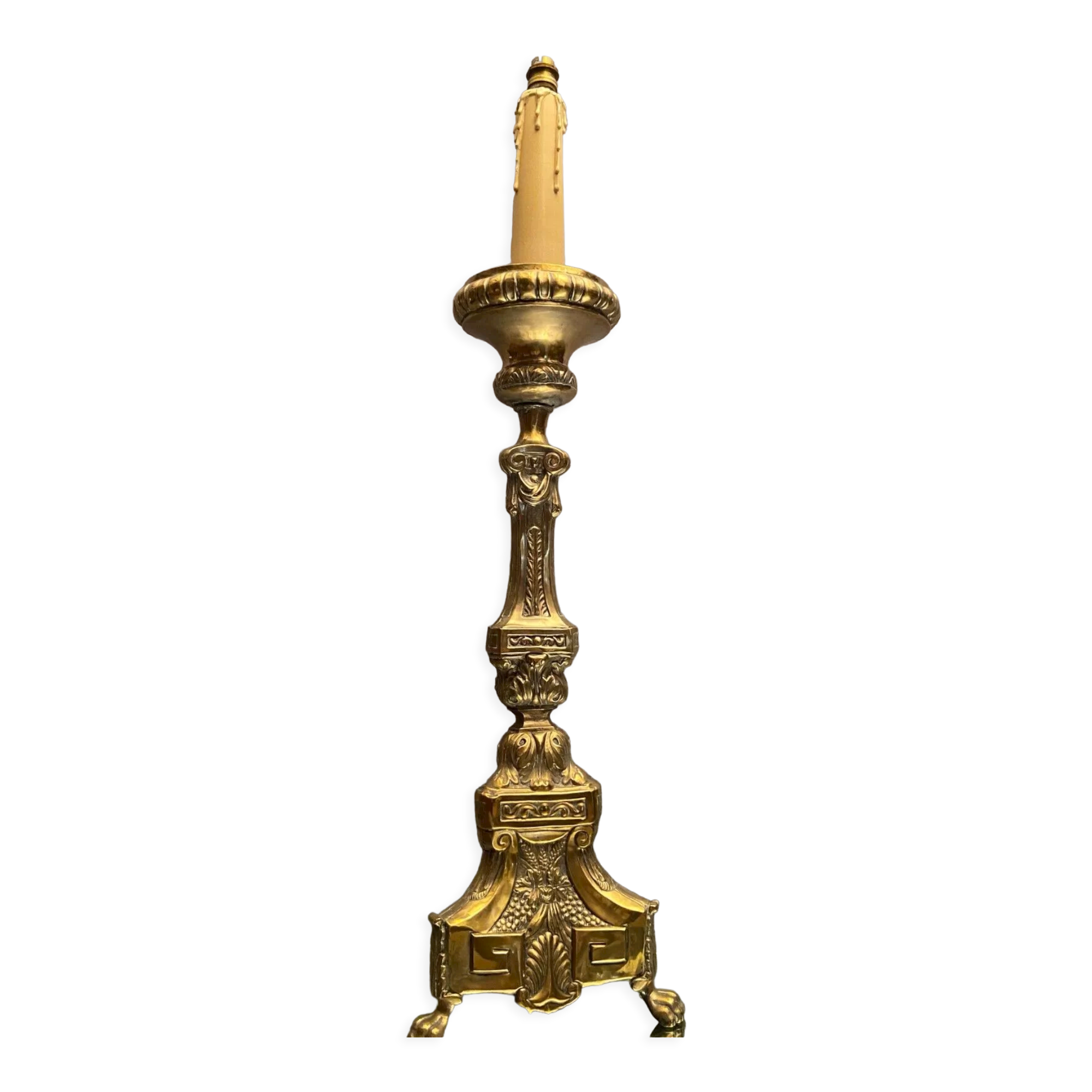 Period picnic Regency brass mounted with electricity