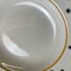 Set of 6 deep plates GIEN, Primefleur creation, "Constellation" model, 1950.