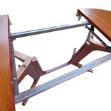Vintage Baumann oval table 1960 extendable