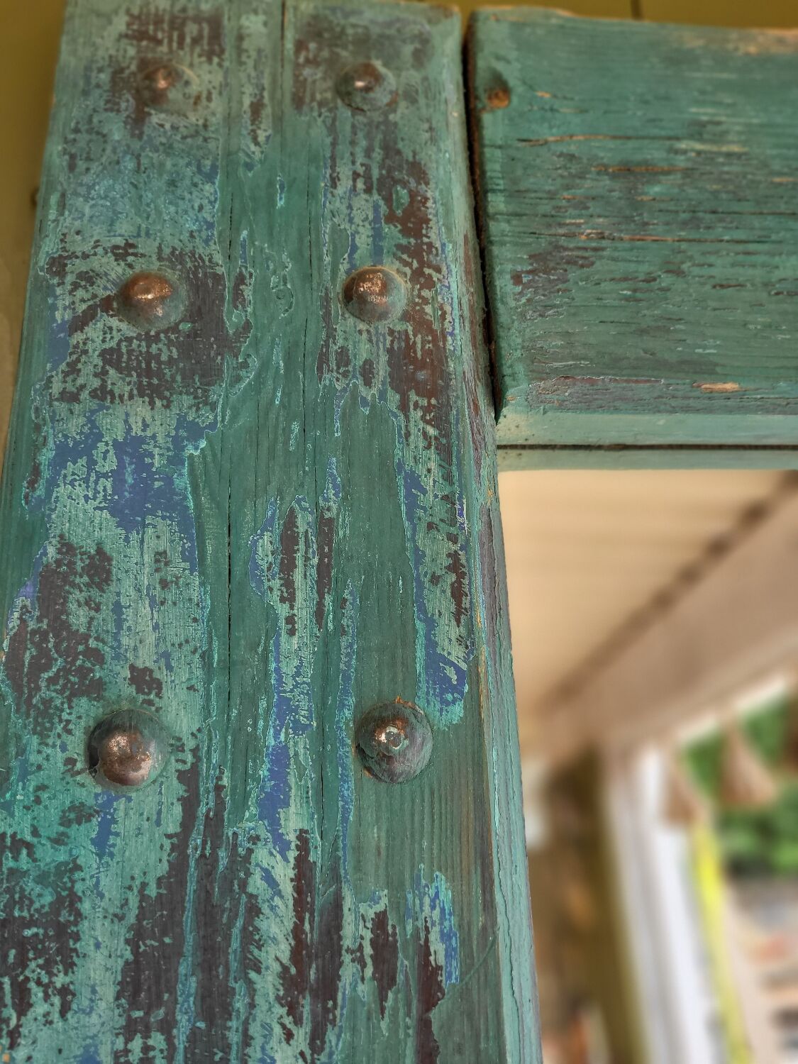 Wooden mirror 114x190cm