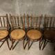 Fischel chairs, curved beech wood, from the years 1929/30.
