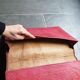 Hammered leather desk pad