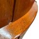 Armoire d'angle/placard vintage en bois courbé