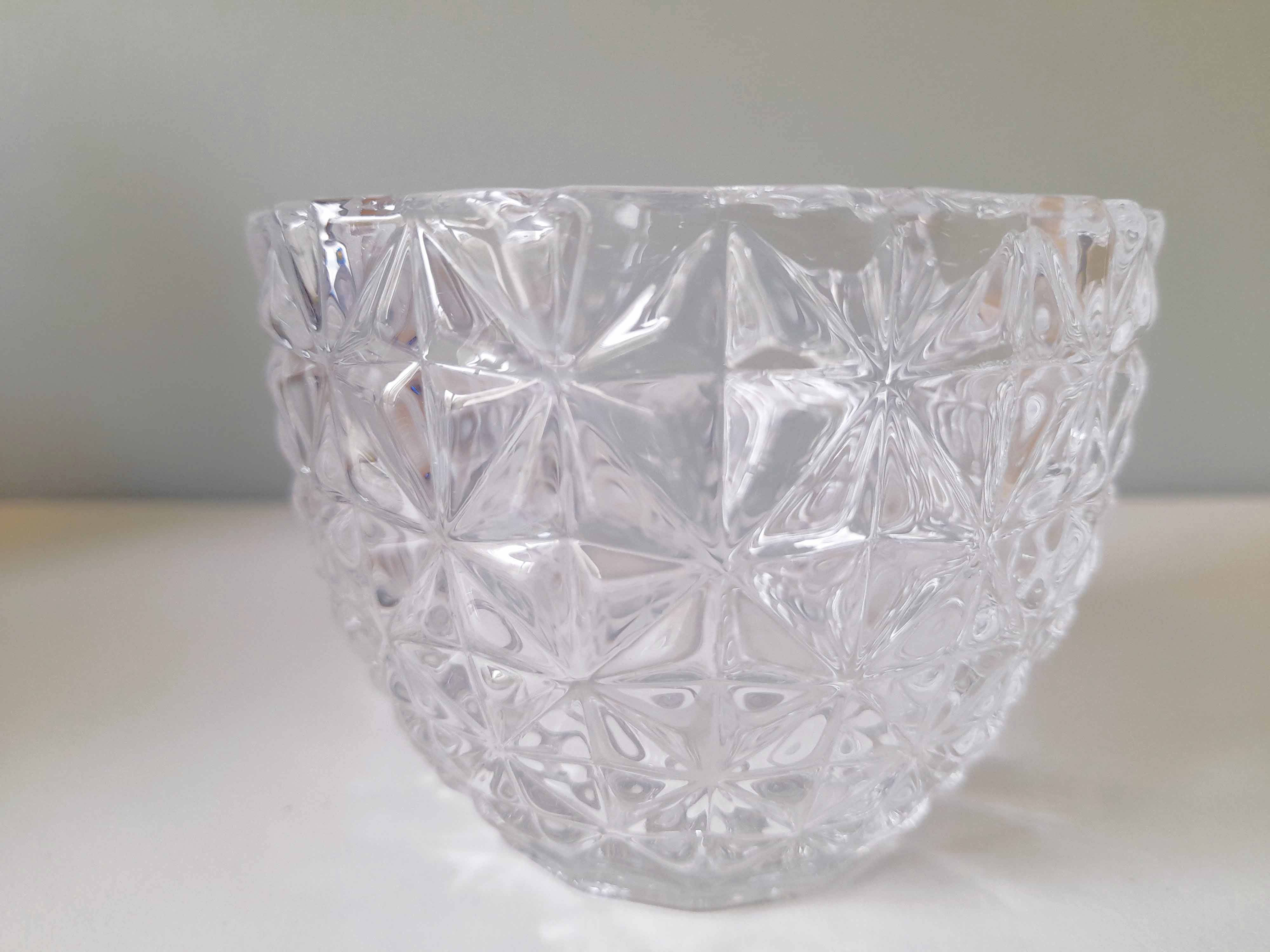 Glass pineapple sugar bowl