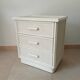 Vintage rattan bedside table from the 70s/80s