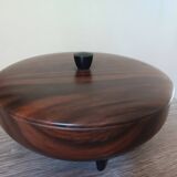 Box metal candy tripod decoration faux wood Scandinavian design