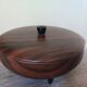 Box metal candy tripod decoration faux wood Scandinavian design