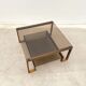 Metal and glass coffee table, 1970