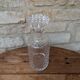 Ancienne carafe en cristal taillé avec bouchon 1l