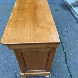 Buffet enfilade Louis Philippe en chêne massif du 20ème 186cm
