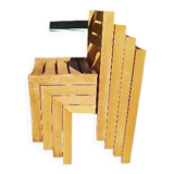 Set of 4 vintage Wilkhahn chairs in light wood – Scandinavian style