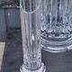 Set of 3 Daum crystal vases model Cythère from the 80s