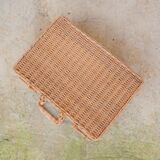 Vintage rattan case