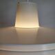 Rotaflex pendant lamp, space age, UFO-shaped, pressed plastic, 1960s.