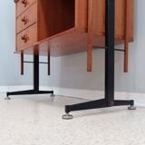 Mid century modular blonde teak bookcase 1960s