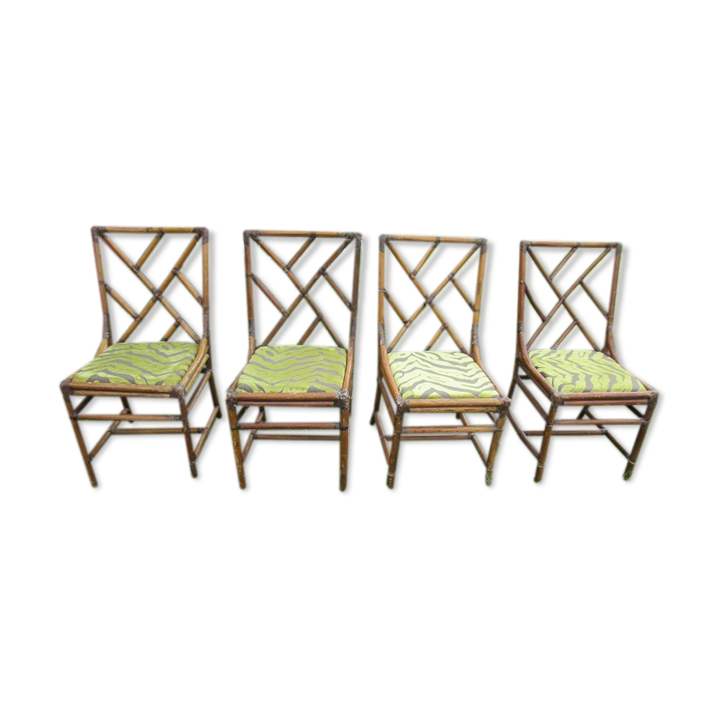 4 rattan chairs