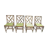 4 rattan chairs