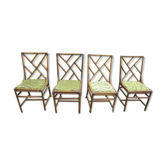 4 rattan chairs