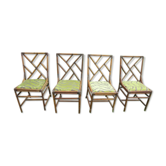 4 rattan chairs