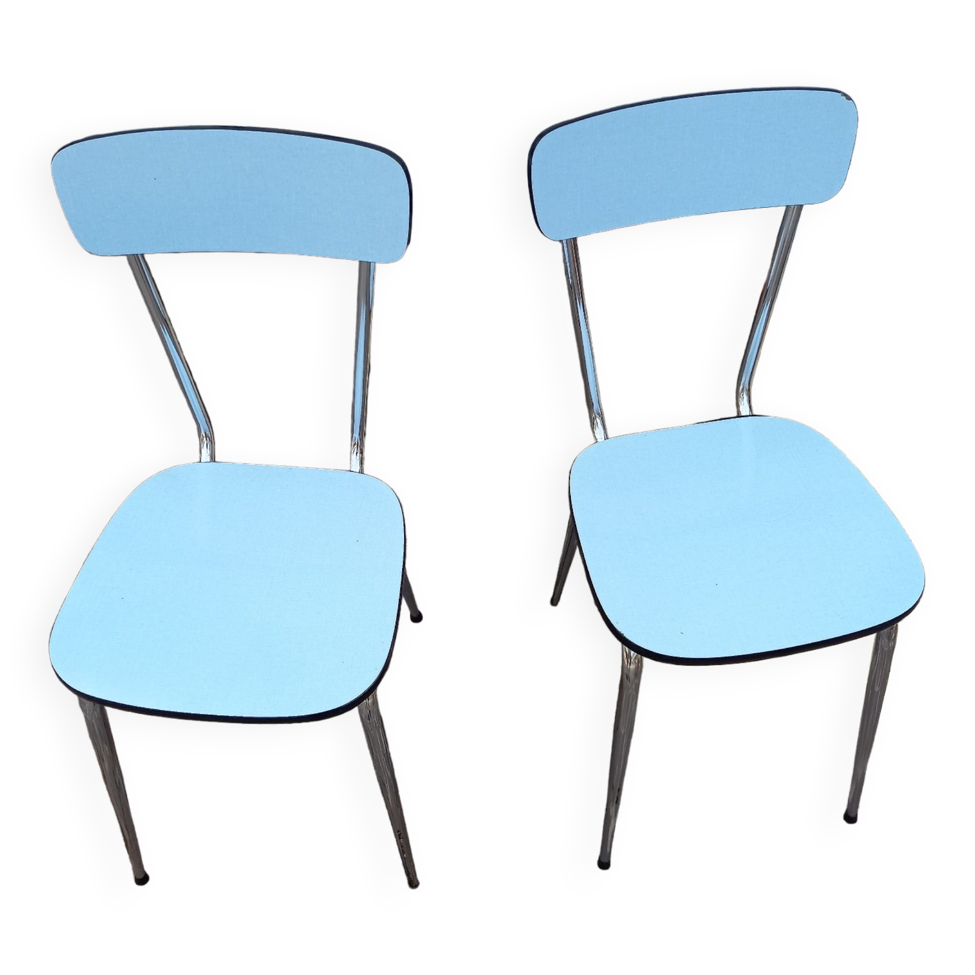 Two chairs Two Formica stools