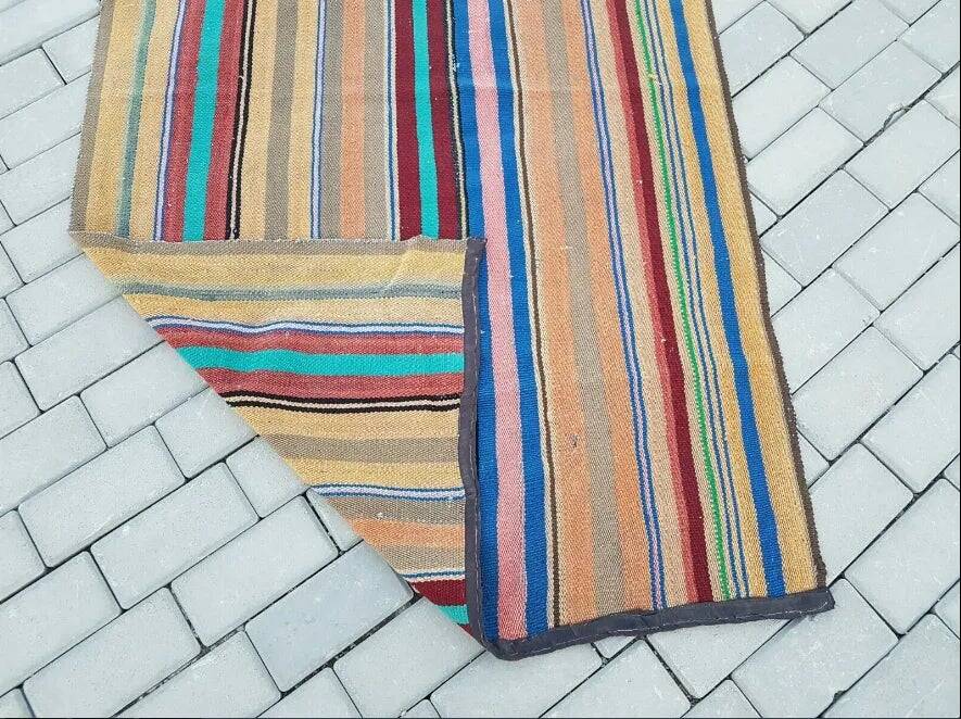Tapis de couloir turc vintage 104x264 cm