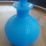 Blue vintage flask