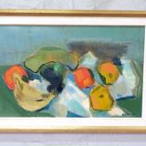 Gösta Liljedahl (1908-1993), Modern Still Life, 1960s, Oil Collage on Panel, Framed