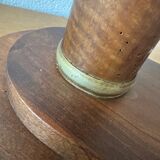 Art Deco wooden pedestal table