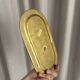 Empty pocket ensemble and bowl in solid brass signed Giò Lanciani.