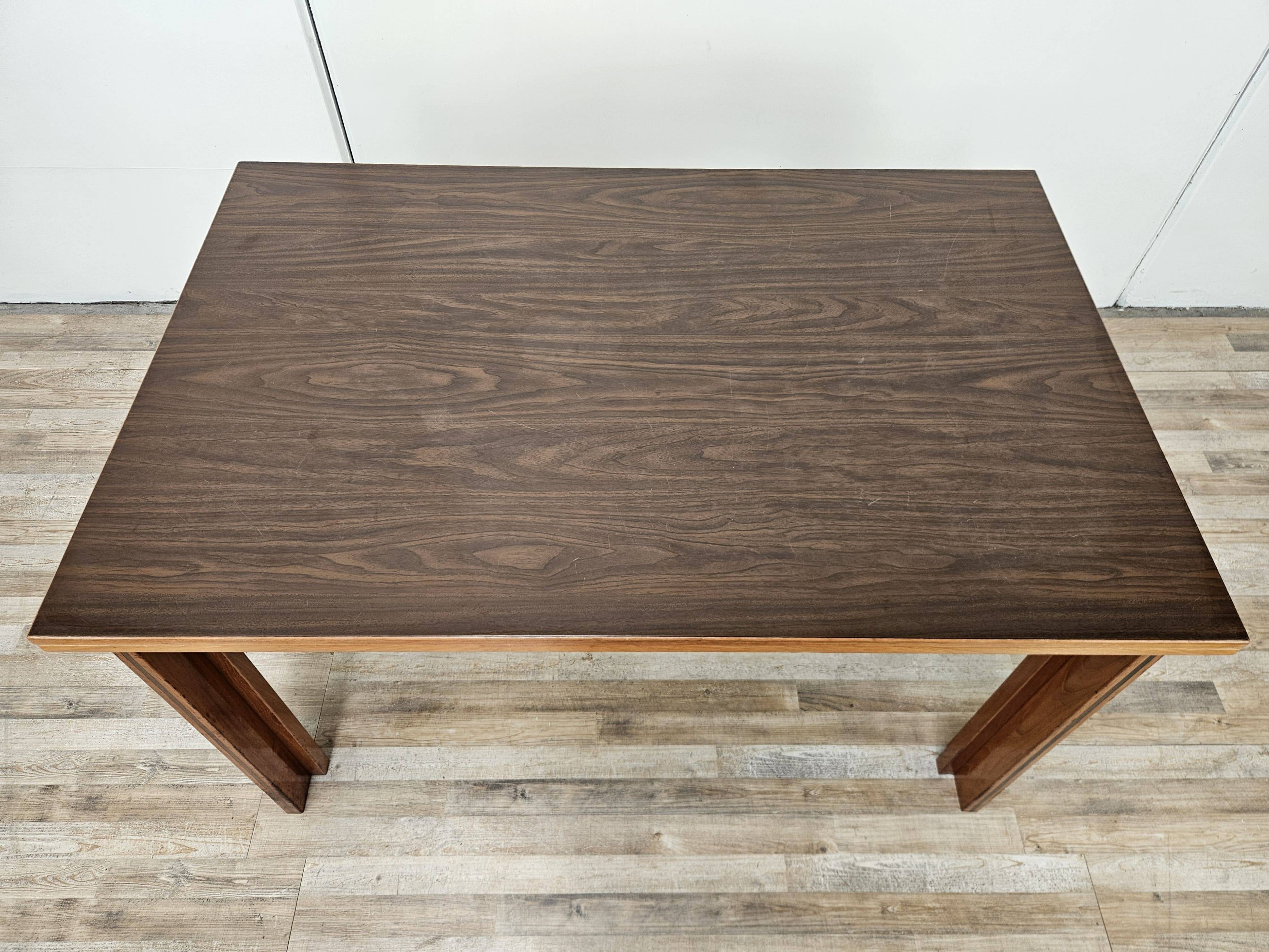 Italian design folding dining table, 1970