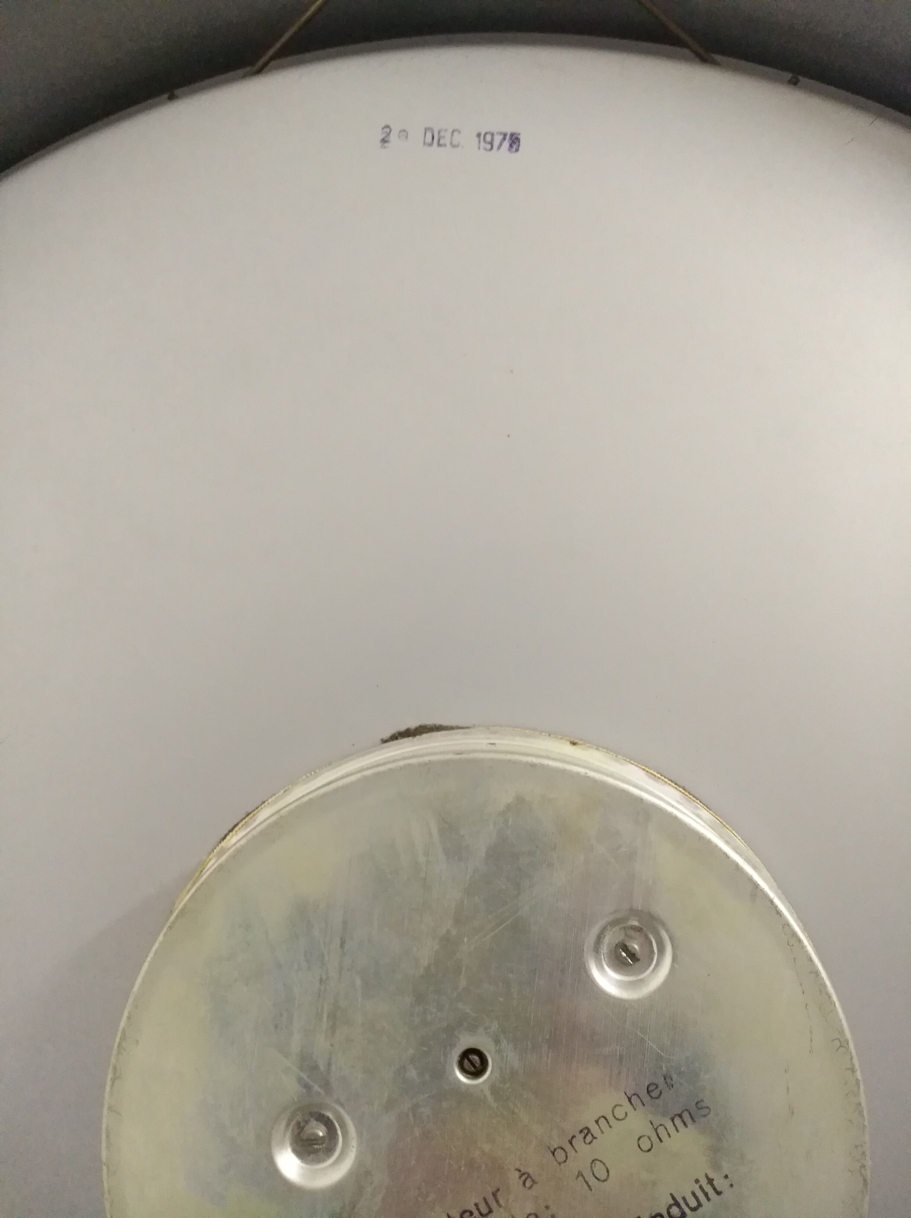 Schlumberger industrial clock of 1975